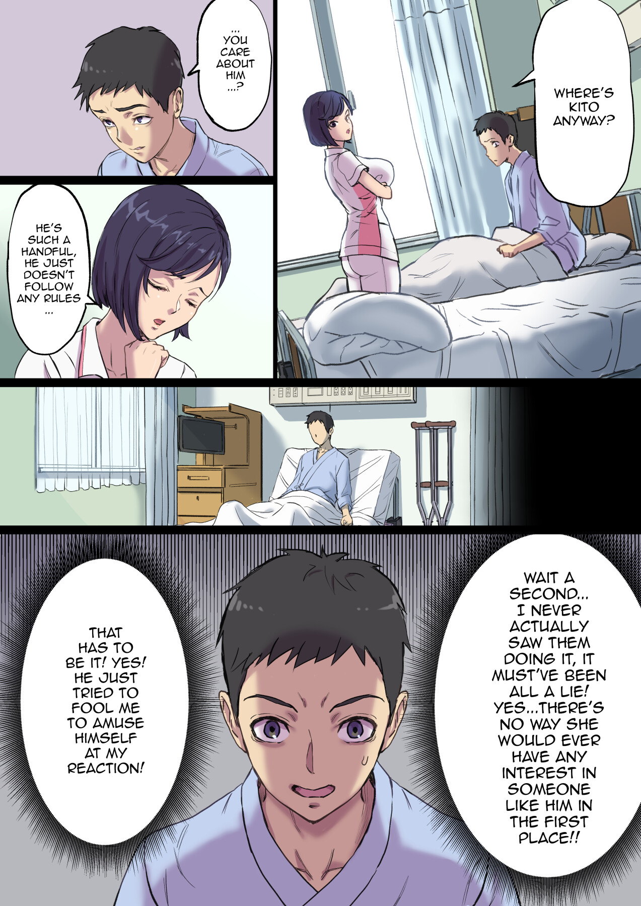 Hentai Manga Comic-The MILF Nurse Cuckolded Gets Taken Away In The Bed Next To Mine - Continuation-Read-14